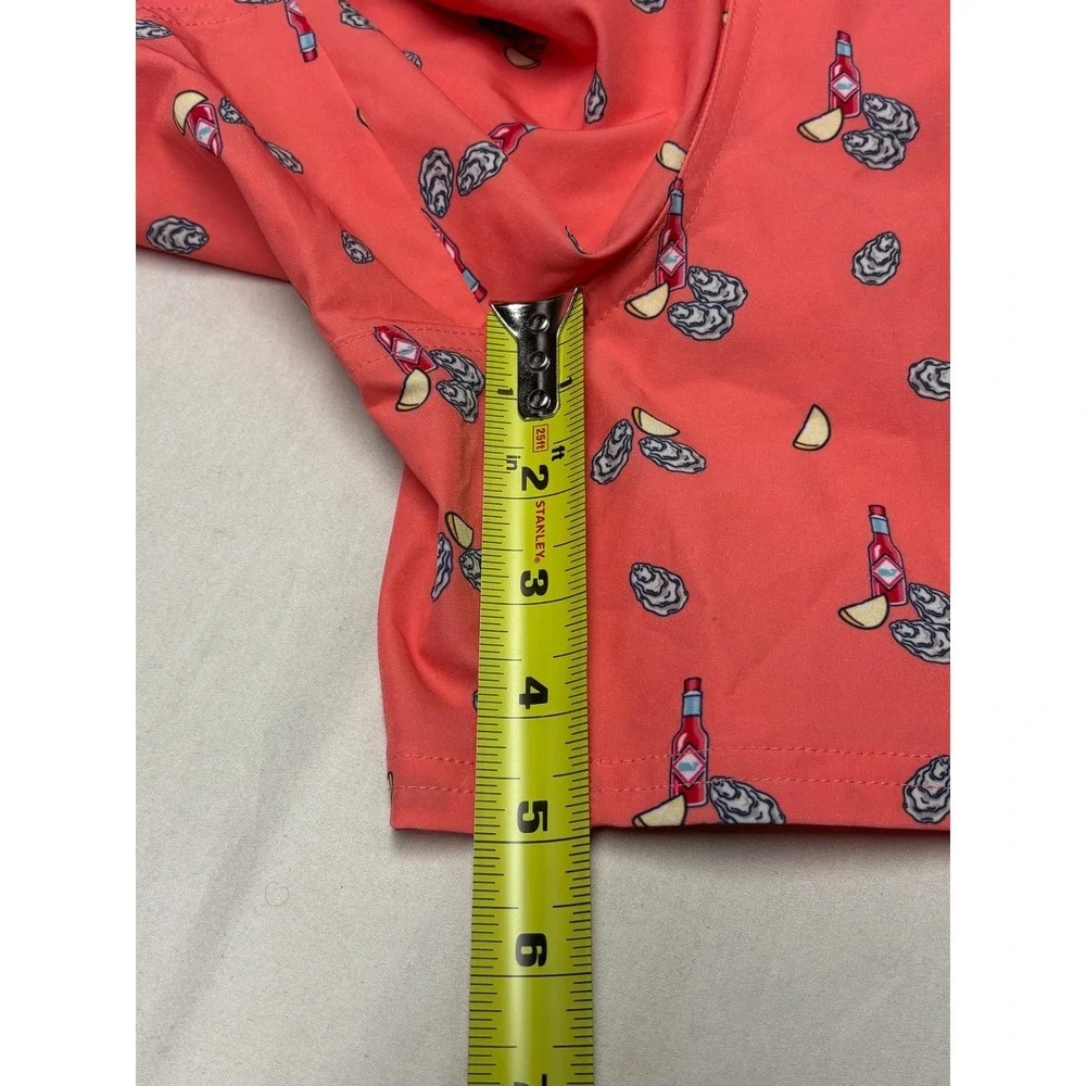 Vineyard Vines Mens XL W36 L5 Chappy‎ Swim Trunks Coral Oyster Hot Sauce